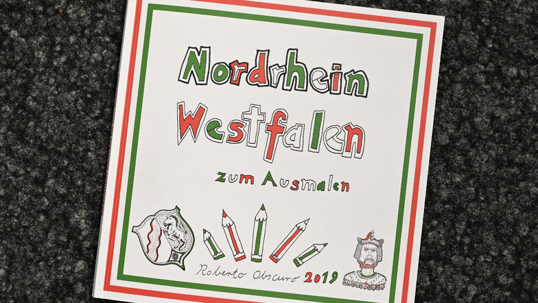 Die Hefte mit dem Namen "Nordrhein-Westfalen zum Ausmalen" sollen kürzlich bei einer Veranstaltung der AfD-Landtagsfraktion in Krefeld verteilt worden sein.