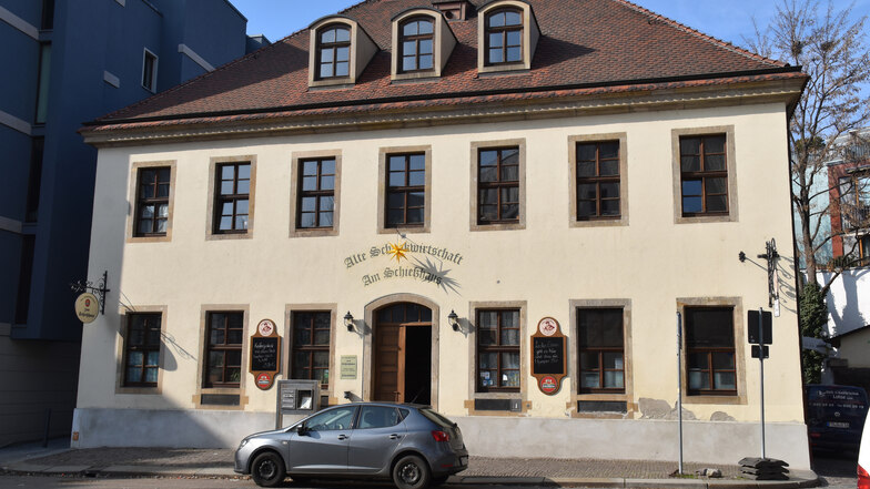 Das Restaurant „Zum Schießhaus“ am Rande der Altstadt.