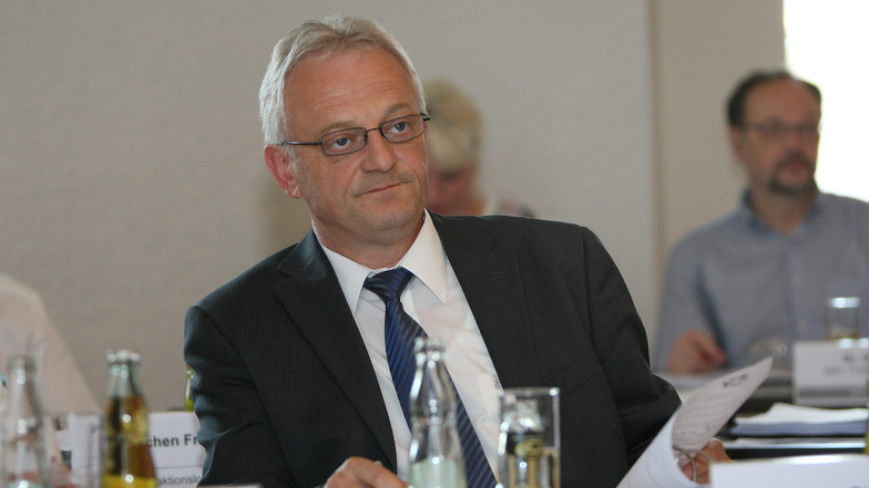 Uwe Steglich, Bürgermeister  von Stolpen und Chef der FDP-Kreistagsfraktion.