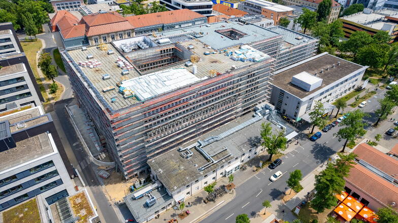 Großbaustelle Uniklinikum Dresden: An welchen Häusern gearbeitet wird