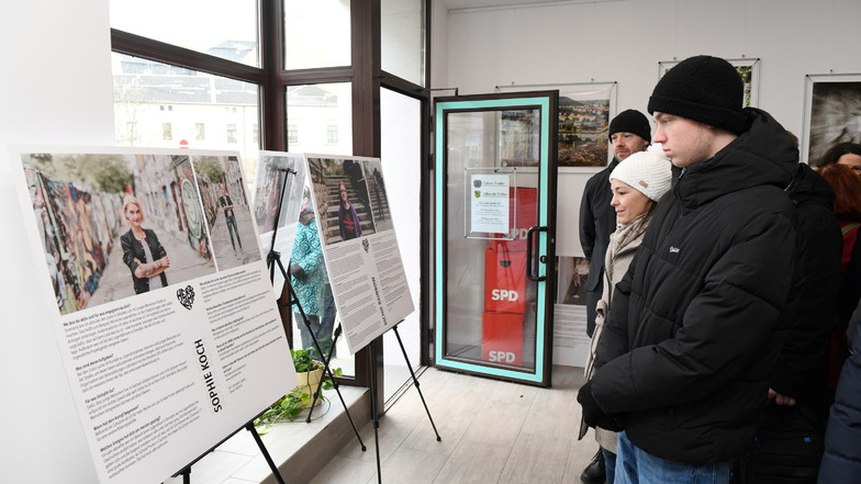 In den Wahlkreisbüros von SPD, Bündnisgrünen und Linkspartei ließ sich eine Ausstellung des Leipziger Fotografen Martin Neuhof besichtigen. Diese ist noch eine Woche lang zu sehen.