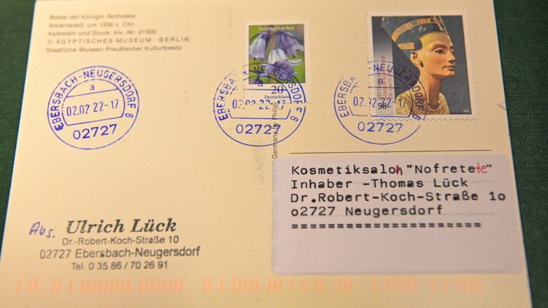 Am 2.2.2022 hat Ulrich Lück sich bei der Post in Neugersdorf den unter Sammlern begehrten Stempel geholt.