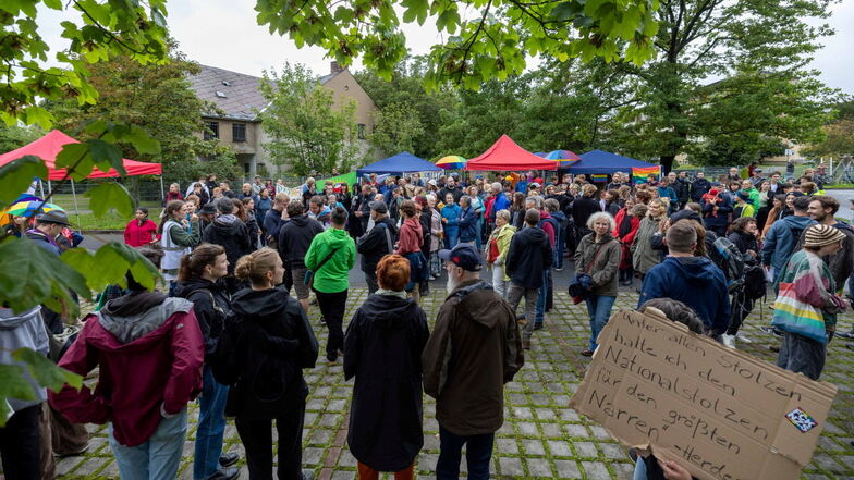 Schülerprotest gegen die AfD in Pirna: „Wir stehen auf gegen rechts“