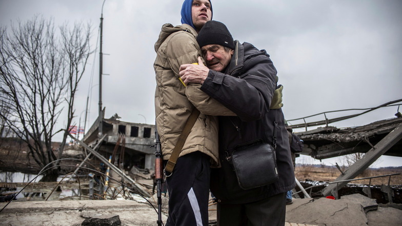 Die Bilder, die derzeit aus der Ukraine um die Welt gehen, zeigen den Schrecken des Krieges.