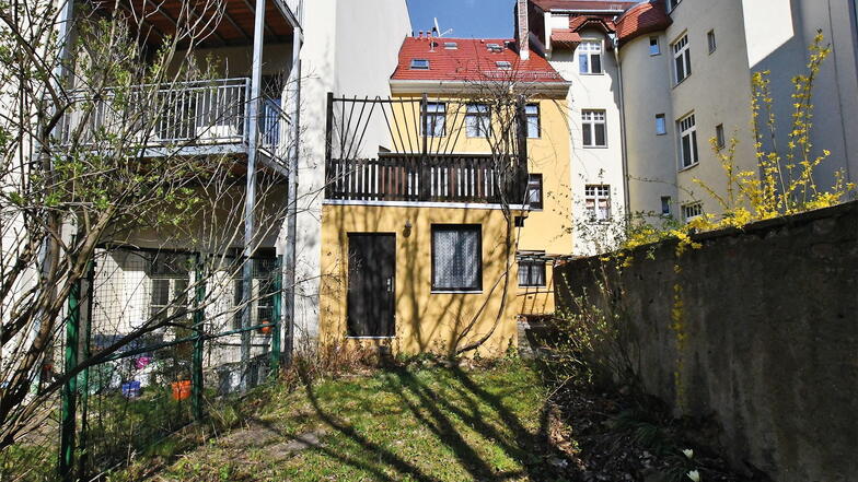 Das Altstadthaus Breite Straße 10 hat auch einen kleinen Garten.