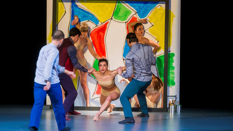 Die Landesbühnen Sachsen kommen mit dem Tanztheater „Picasso“ zu den Schultheaterwochen in das Stadtkulturhaus Freital.