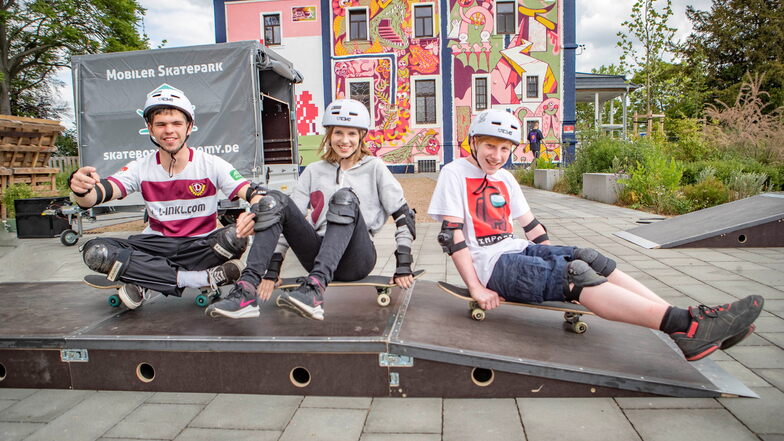 Dresdner Skater unterstützen Riesaer Jugendhaus