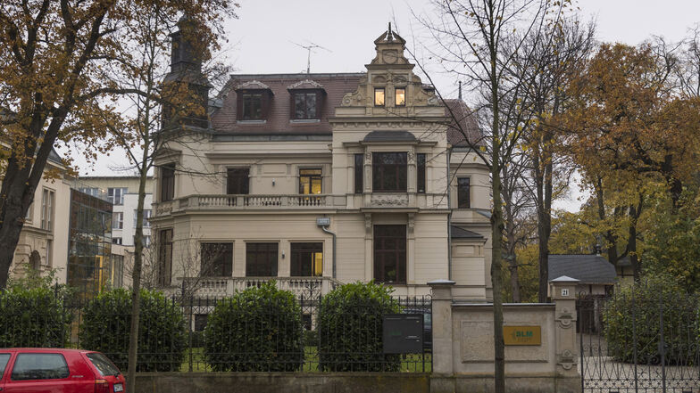Die Villa der Sächsischen Landesmedienanstalt in Leipzig.
