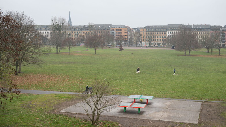 Seit Jahren wird über die fehlende Beleuchtung des Alaunparks in der Dresdner Neustadt debattiert.