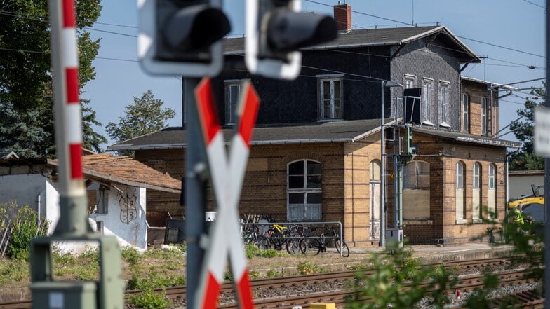 Der Bahnhof in Lampertswalde. Hier werden jetzt die Gleisanlagen modernisiert.