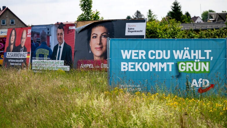 AfD und BSW sind auch im Landkreis Bautzen bei den Europa- und Kommunalwahlen die Gewinner. Etablierte Parteien wie CDU oder SPD dagegen haben im Vergleich zu 2019 Stimmen verloren, teils deutlich.
