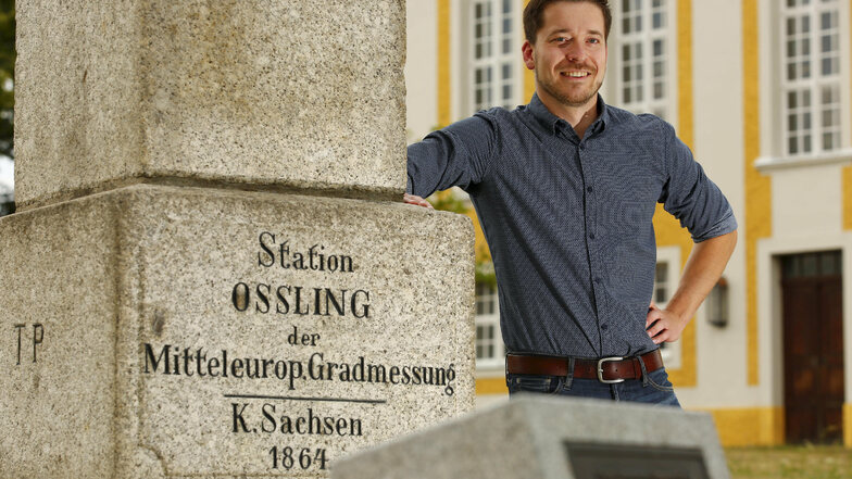 Der neue Bürgermeister von Oßling: Johannes Nitzsche von der Wählervereinigung "Bündnis Zukunft gestalten". Bei der Wahl am 2. August stimmten 651 Personen – 53,3 Prozent der Wähler – für ihn.