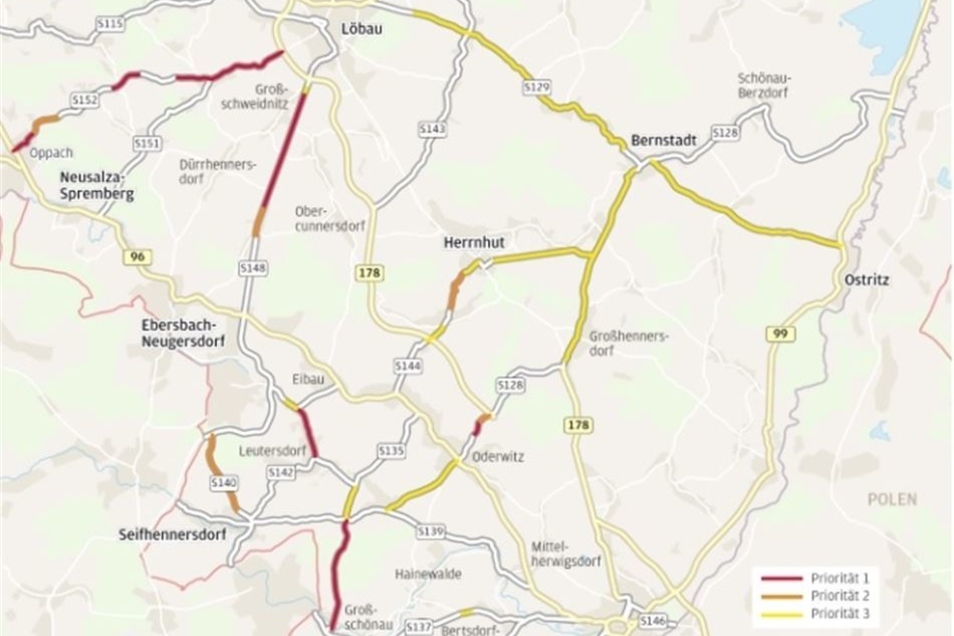 Sachsens Pläne für die Staatsstraßen | Sächsische.de