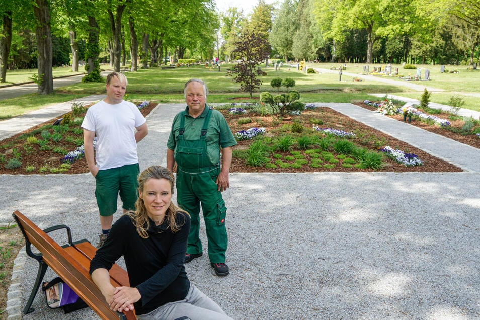 Ein Garten mitten auf dem Friedhof Sächsische.de