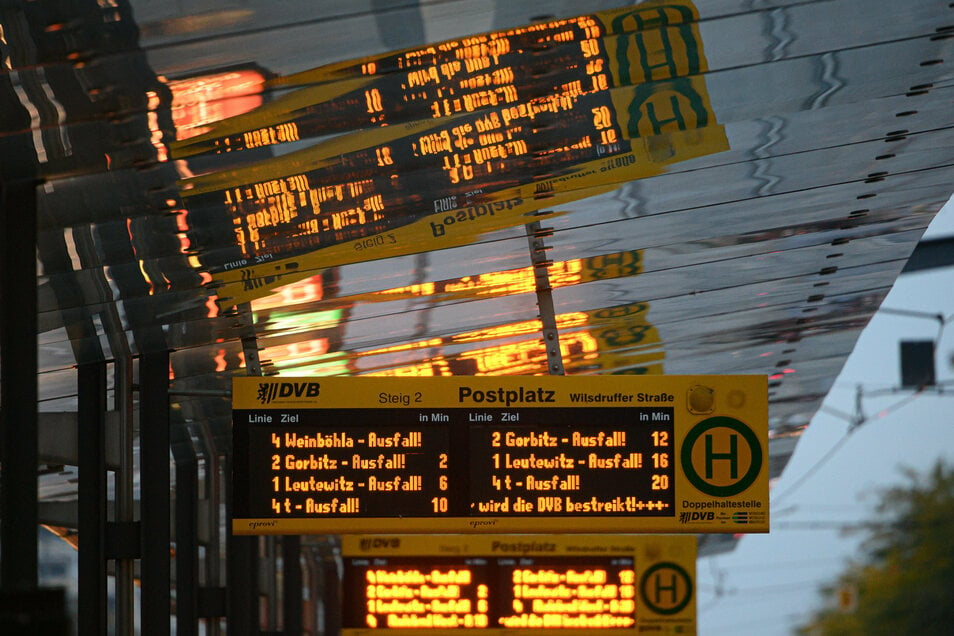 City Bahn Chemnitz Streik