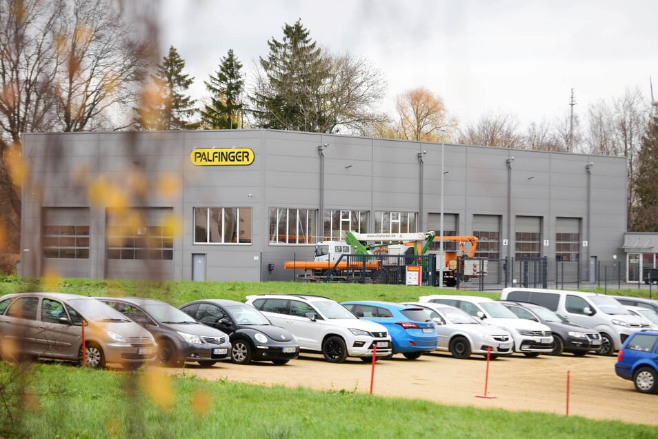 The new part of the Palfinger company premises on Äußere Bautzner Straße in Löbau.