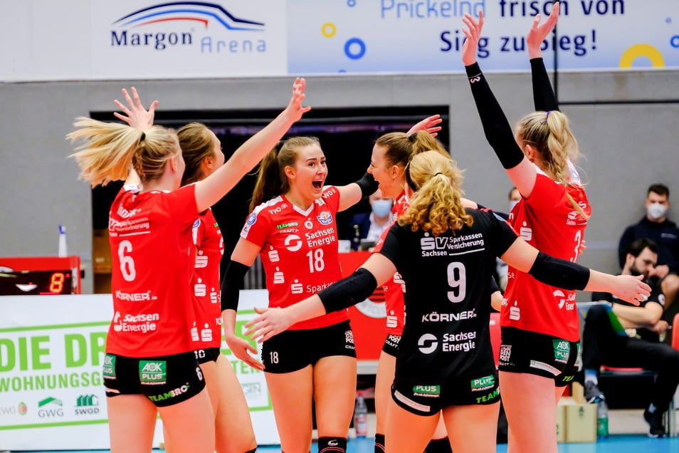 Dresdner Volleyballerinnen Bleiben Vorn | Sächsische.de