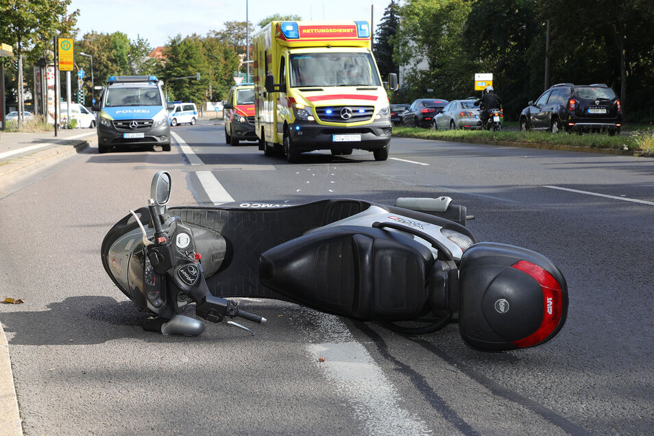 Dresden Mopedfahrer Schwer Verletzt S Chsische De