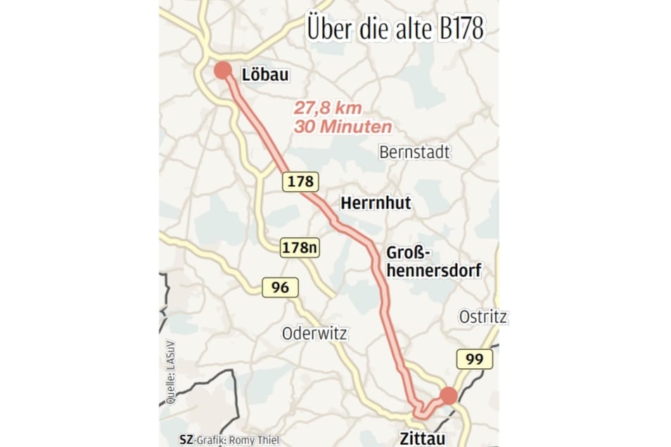 B178: Wie Geht's Am Schnellsten Voran? | Sächsische.de