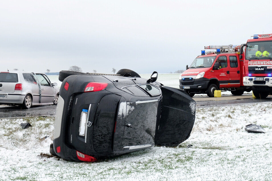 Schwerer Unfall Auf Der B6 | Sächsische.de